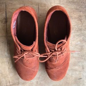 Copper Suede Booties